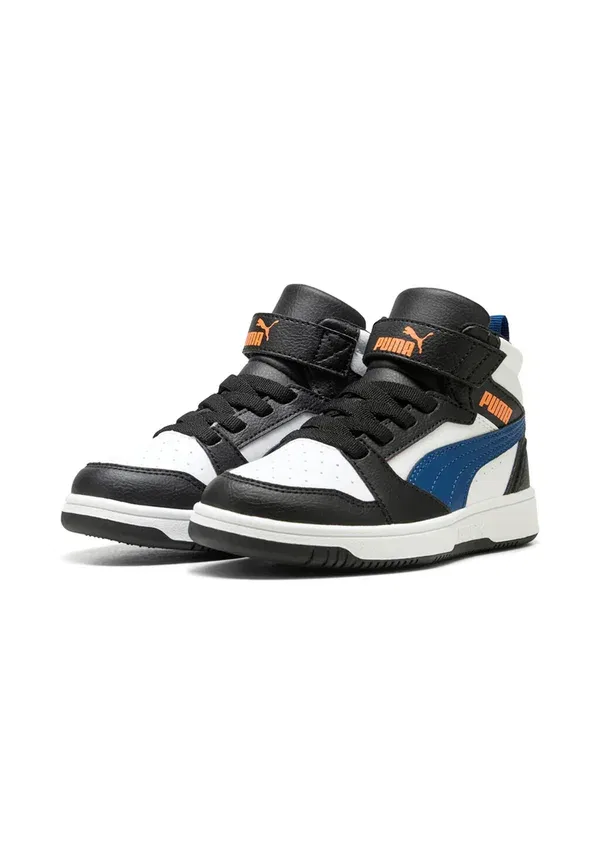Кроссовки на липучке Rebound v6 mid ac ps 033 var, Puma, Dark Blue, темно-синий — фото 2