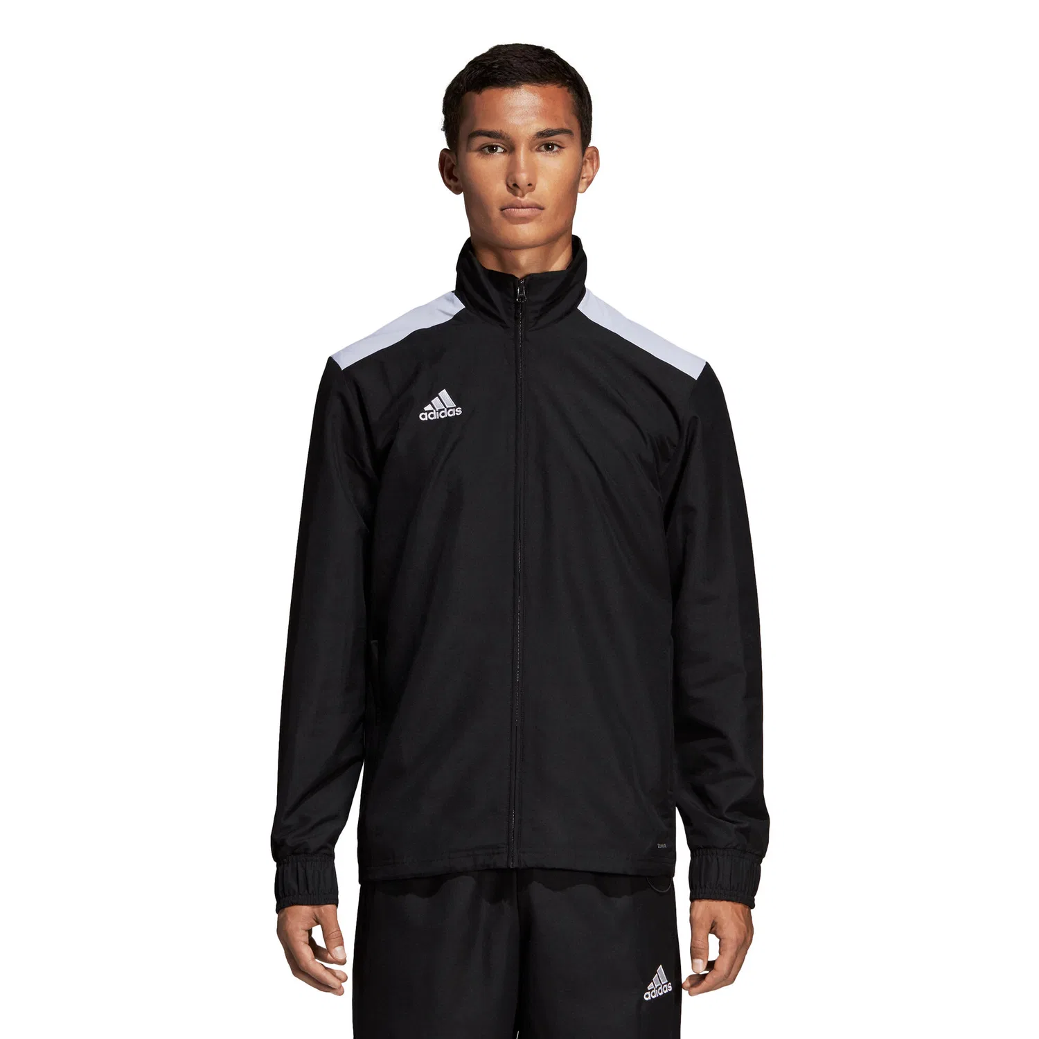 Мужская презентационная куртка Regista 18 Adidas, Schwarz Weiss — фото 3