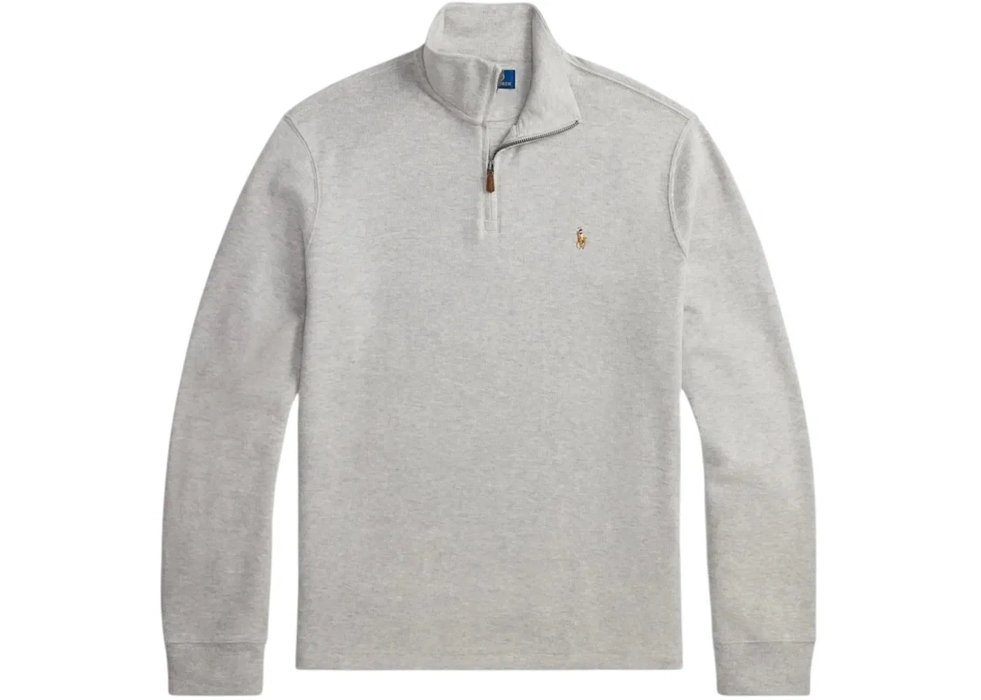 Мужской пуловер с длинным рукавом и воротником-гольф Double Knit Jacquard Polo Ralph Lauren