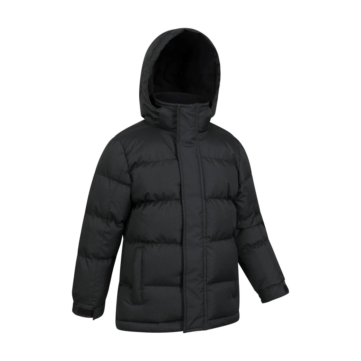 Детская стеганая куртка с капюшоном Mountain Warehouse, Цвет: Dunkelbraun — фото 2