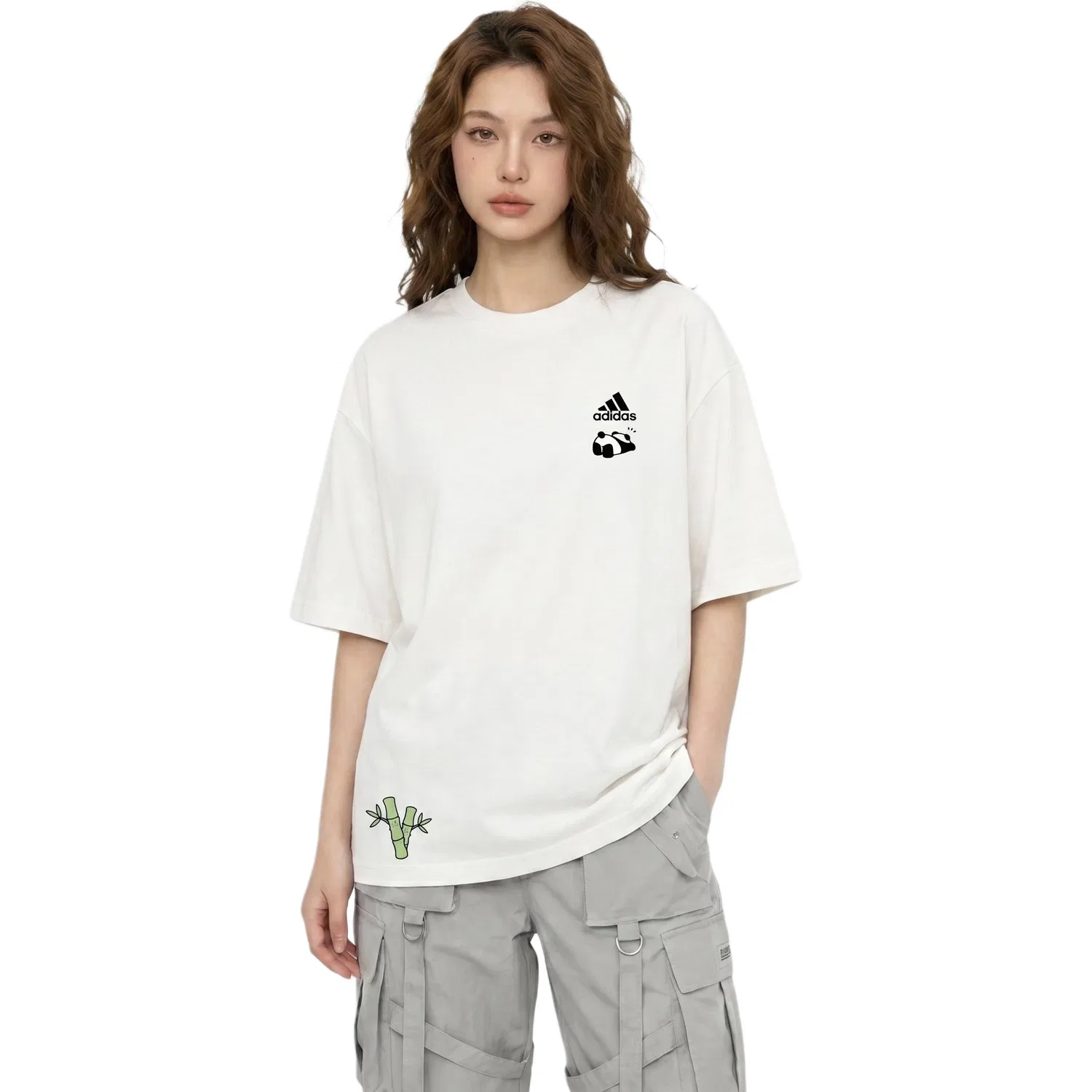 Футболка Unisex Ecru, Adidas Must Haves — фото 4