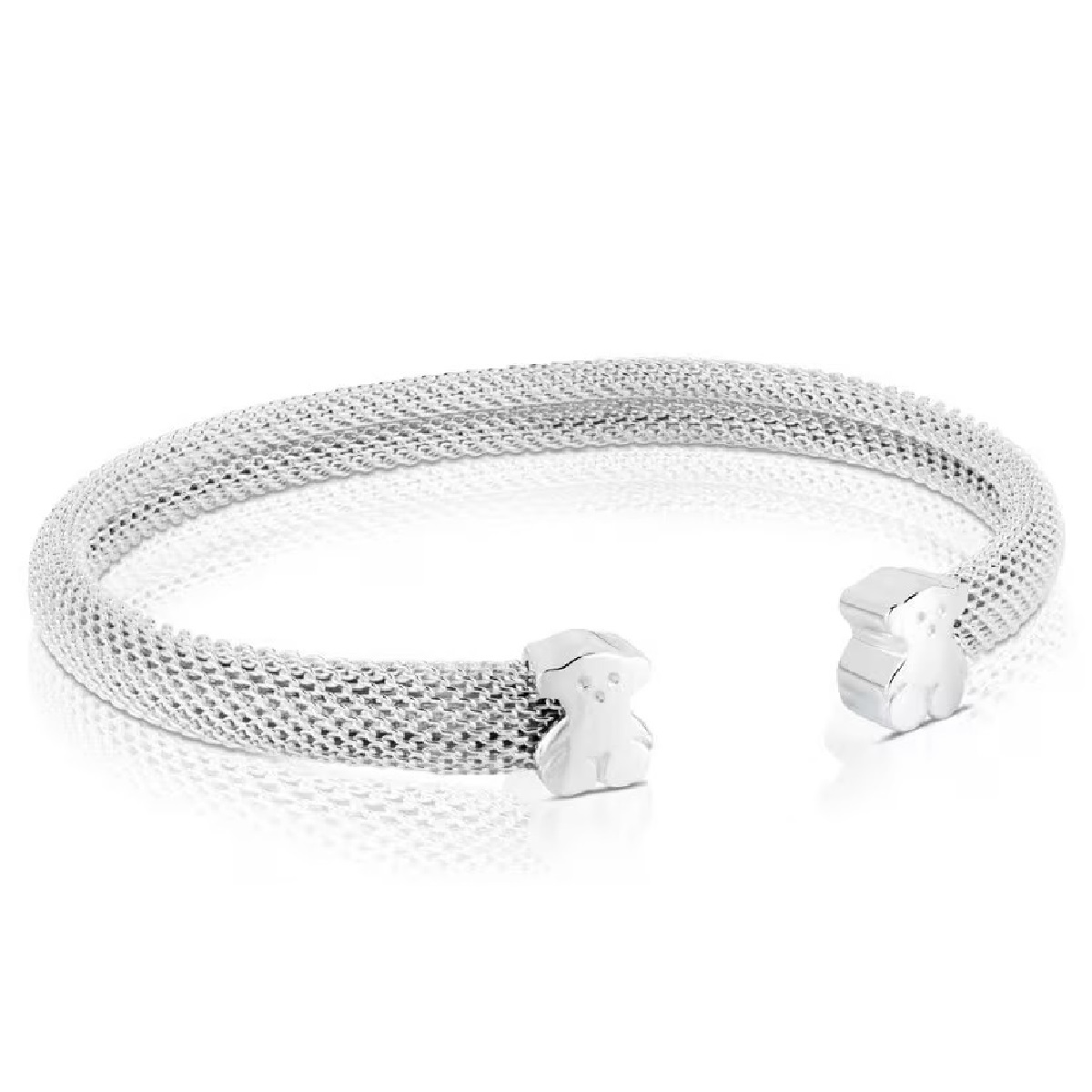 

Браслет Tous Mesh Bear Motif, серебро
