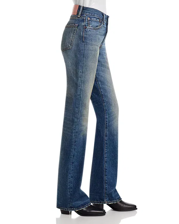 Женские джинсы с заниженной талией 2009F Acne Studios, Mid Blue — фото 4