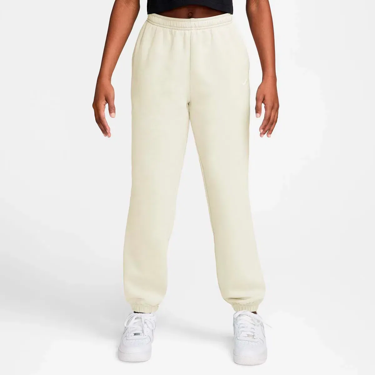 Детские спортивные штаны для девочек из флиса Nike, Цвет Blanco