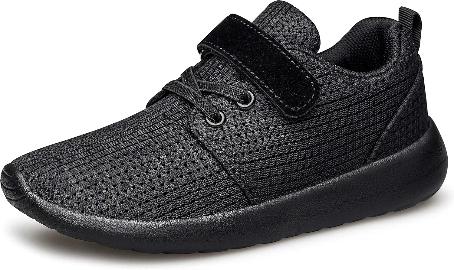 Детские кроссовки для девочек с ремешками TOEDNNQI, Allblack