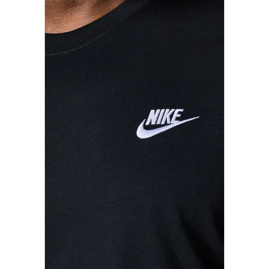 Футболка с коротким рукавом Nike Sportswear Cotton, Черный — фото 3