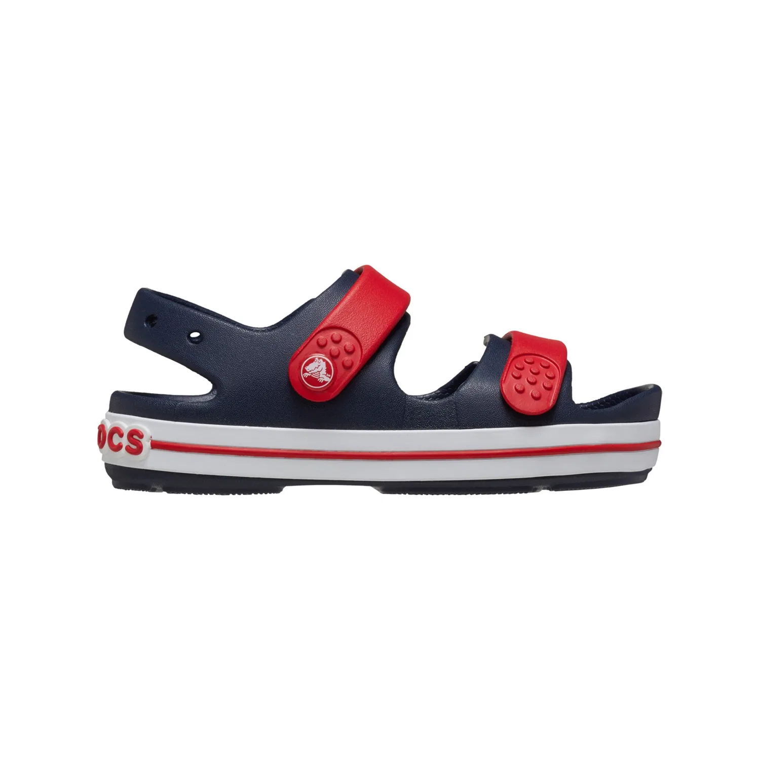 Детские сабо с вентиляционными отверстиями Crocs, Navy Blue/Red — фото 2