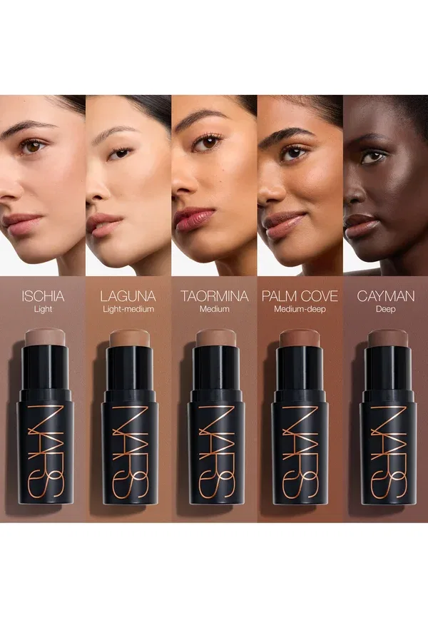 Скульптирующий стик для лица, кремово-пудровая текстура, The Multiple Bronzing & Sculpting Stick, Nars, Ischia, 8 г — фото 3