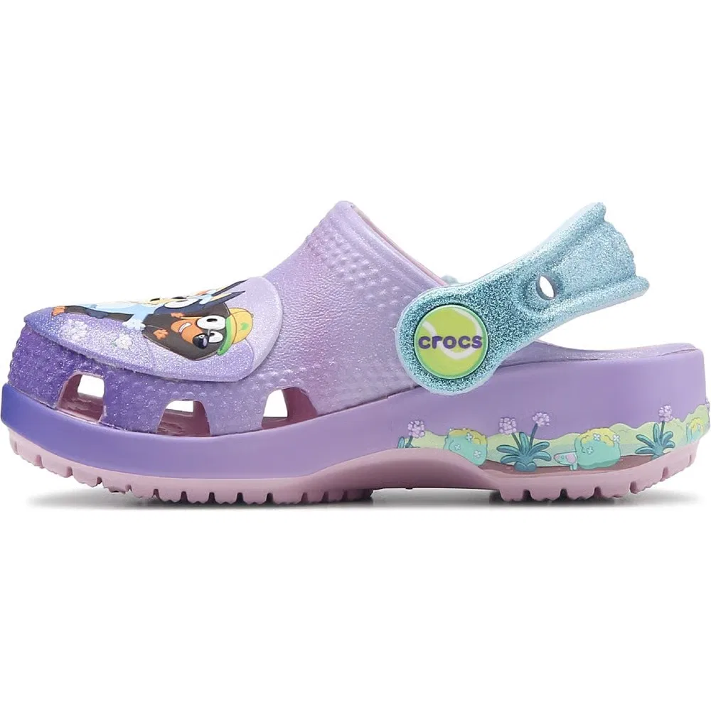 Детские классические сабо Disney Bluey для малышей Crocs, Bluey Multi — фото 3