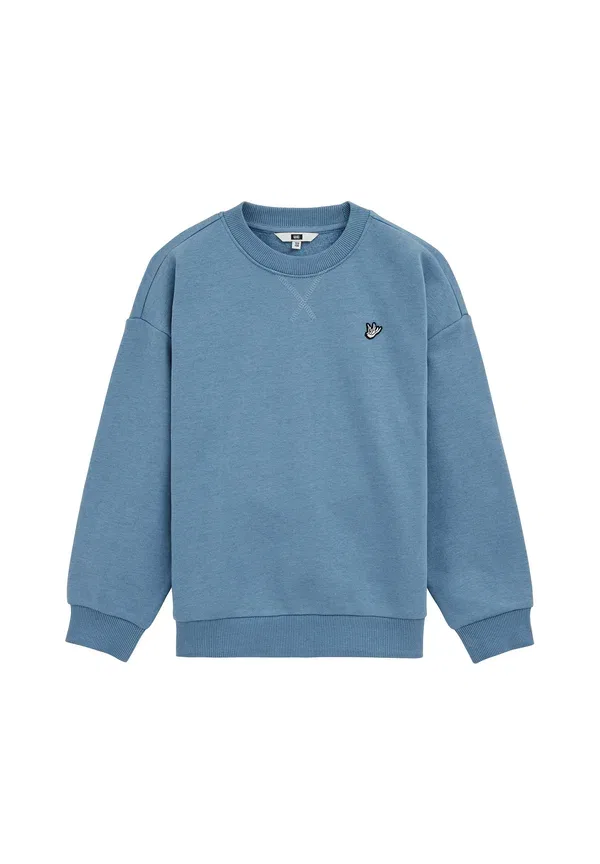 Худи из футера We Fashion, Greyish Blue, голубой