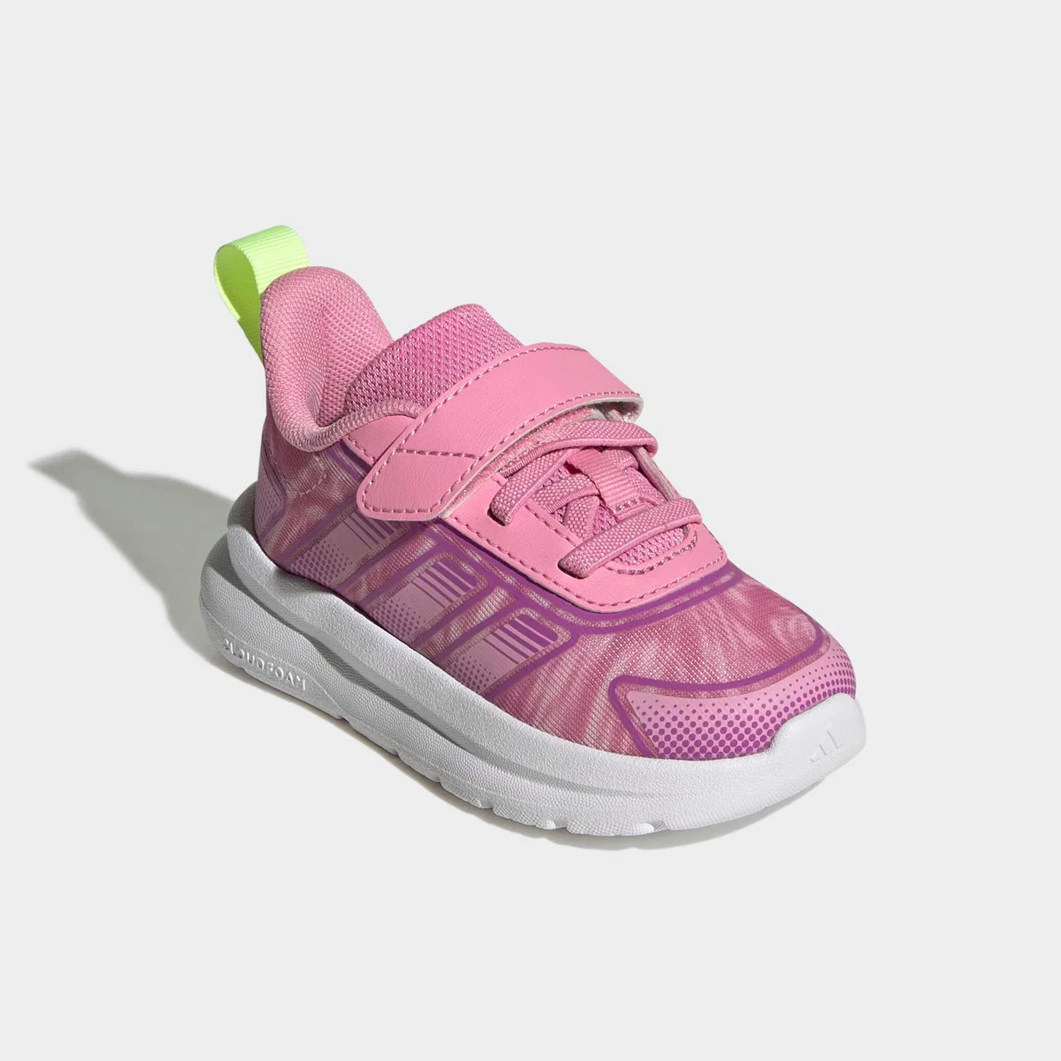 Детские кроссовки с графическим принтом Adidas Sportswear, St Tropic Bloom/Purple Burst/Hi-Res Yellow