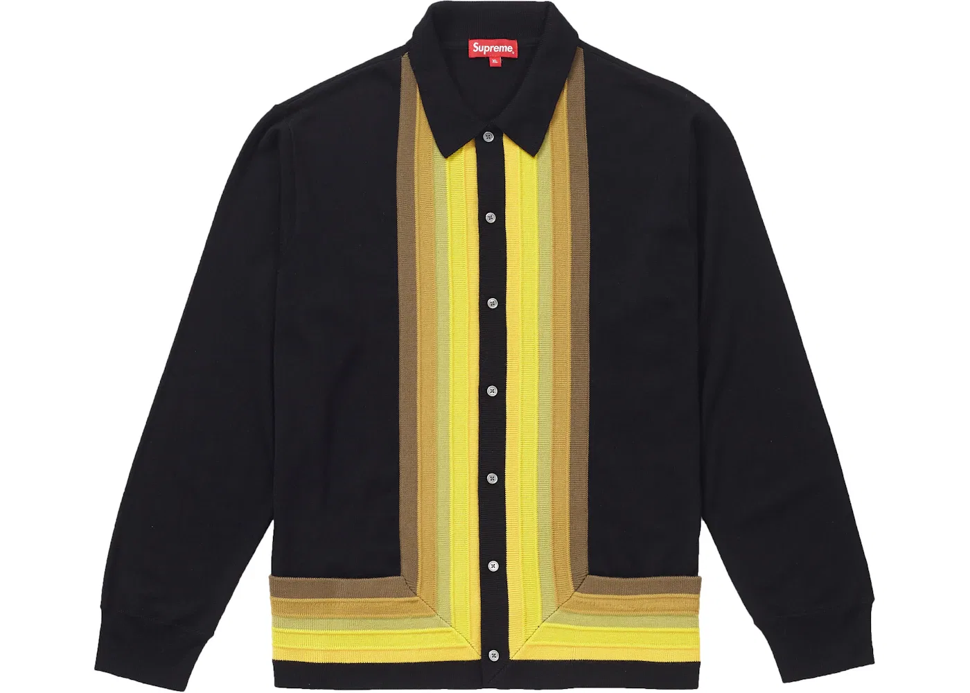 Мужской свитер с полоской Supreme, Black