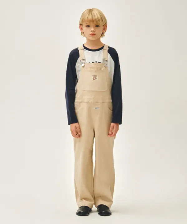 Комбинезон карпентер для детей, бежевый, Marithé Kids