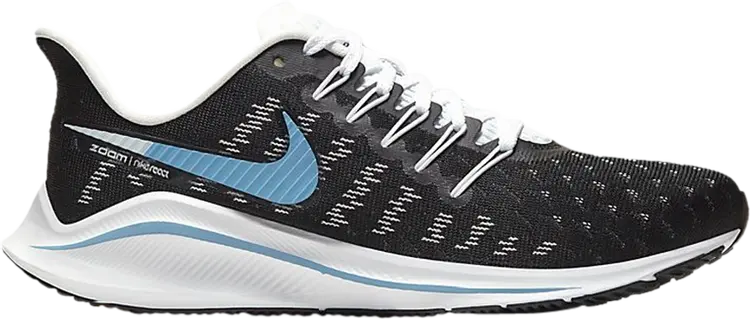 Кроссовки Nike Wmns Air Zoom Vomero 14 'Black Half Blue', черный