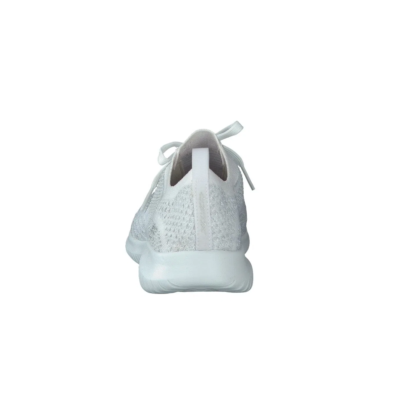 Детские спортивные туфли для девочек легкие с принтом Ultra Flex-Salutations Skechers, White Silver — фото 4