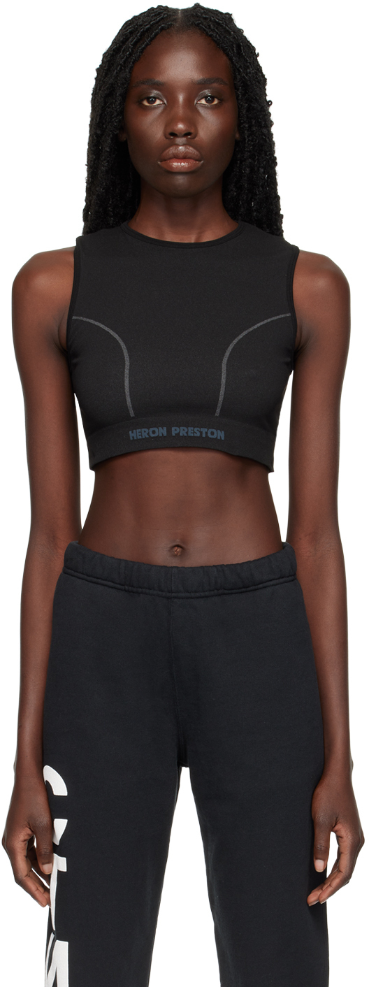 

Черный спортивный топ Active Heron Preston