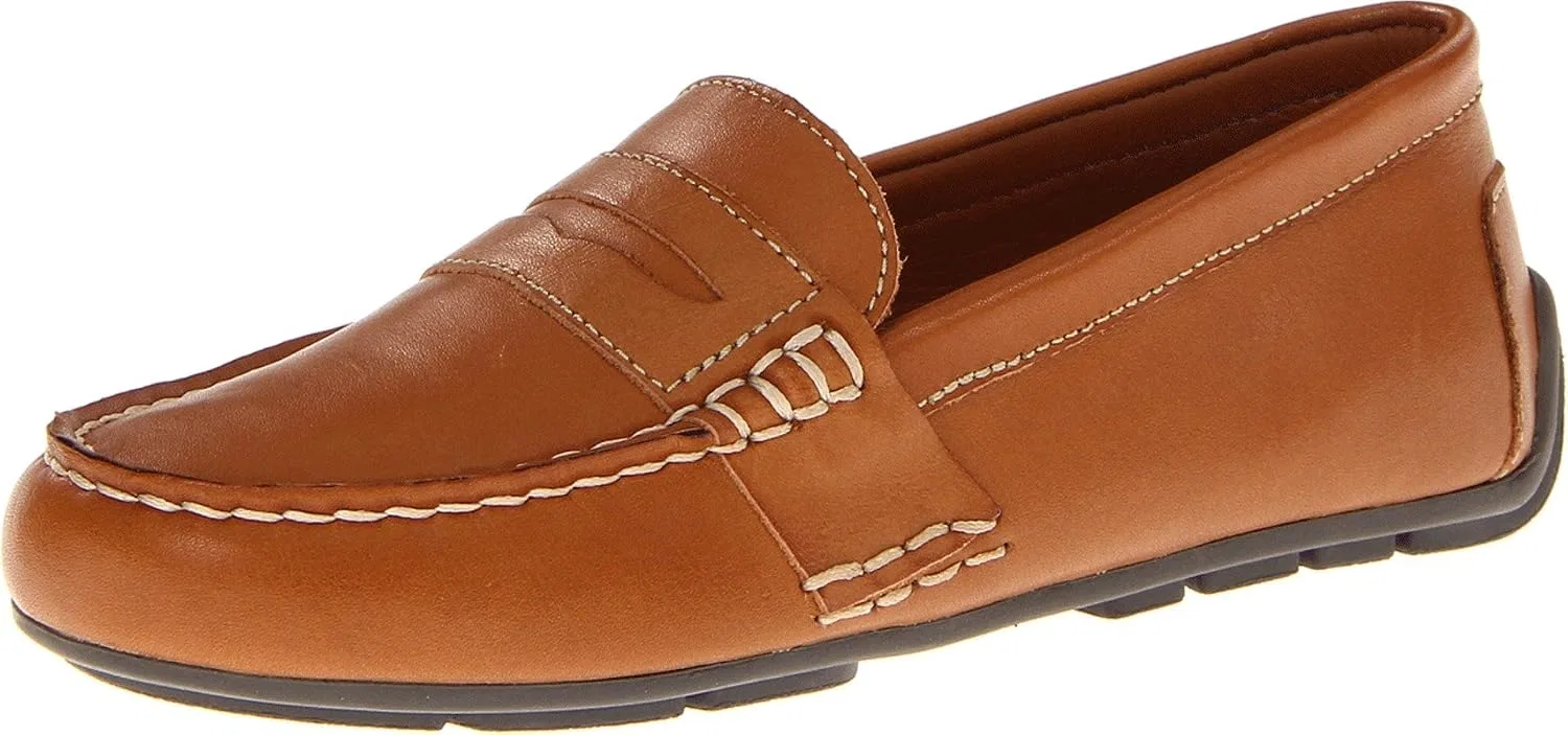 Детские туфли-лоферы Telly для мальчиков Polo Ralph Lauren, Tan Burnished Leather