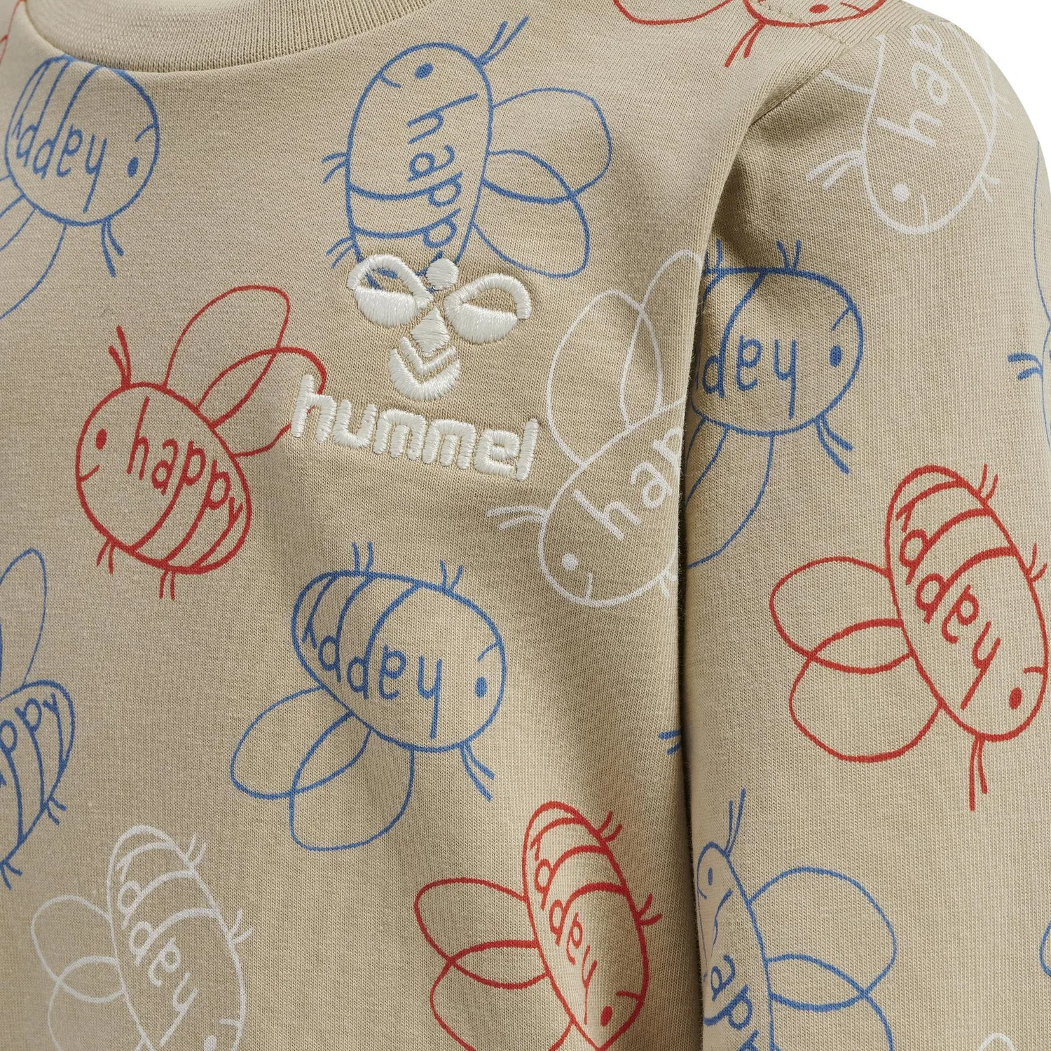 Детский свитшот для мальчиков Kian Hummel, Grau Beige — фото 3