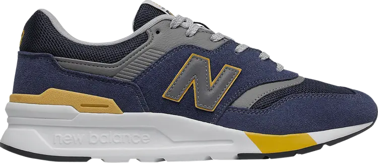 

Кроссовки New Balance 997H 'Black Varsity Gold', синий