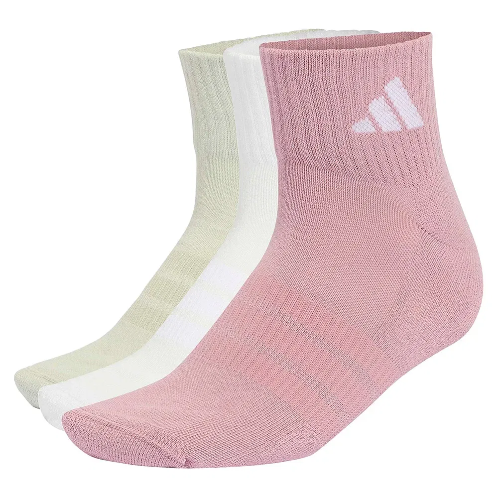 Женские носки с мягкой подошвой Cushioned Sportswear Ankle Socks 3 Pairs Adidas, Multicolor