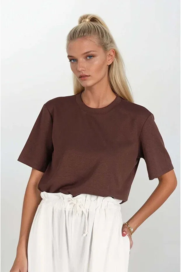Детская футболка с коротким рукавом Fabb, Brown