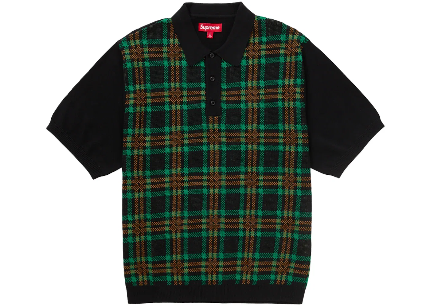 Мужская футболка поло с принтом Supreme Polo, Black