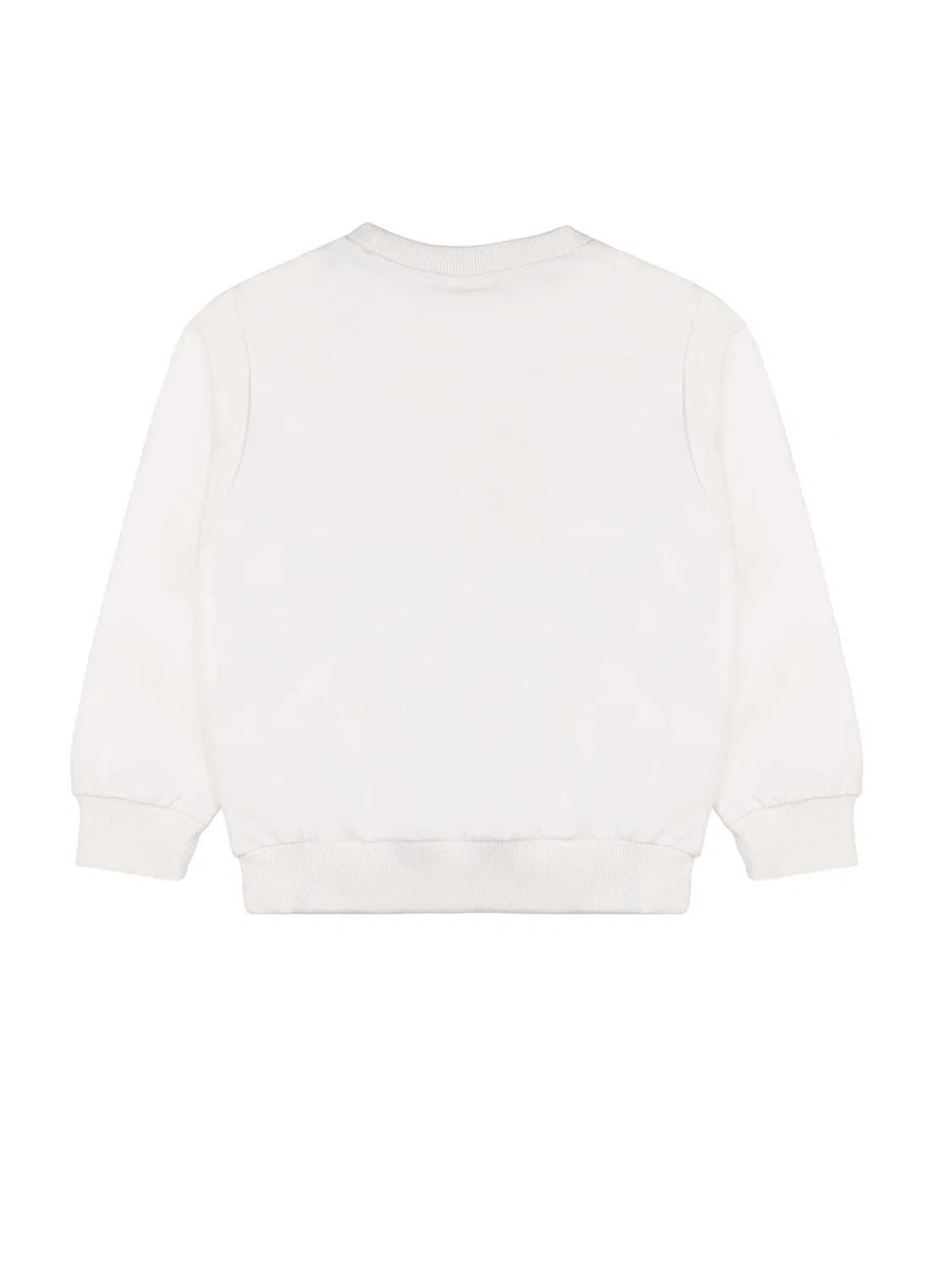 Детский свитшот для девочек с принтом Glanzende Linie Leone 1947 Apparel, Weiss — фото 2