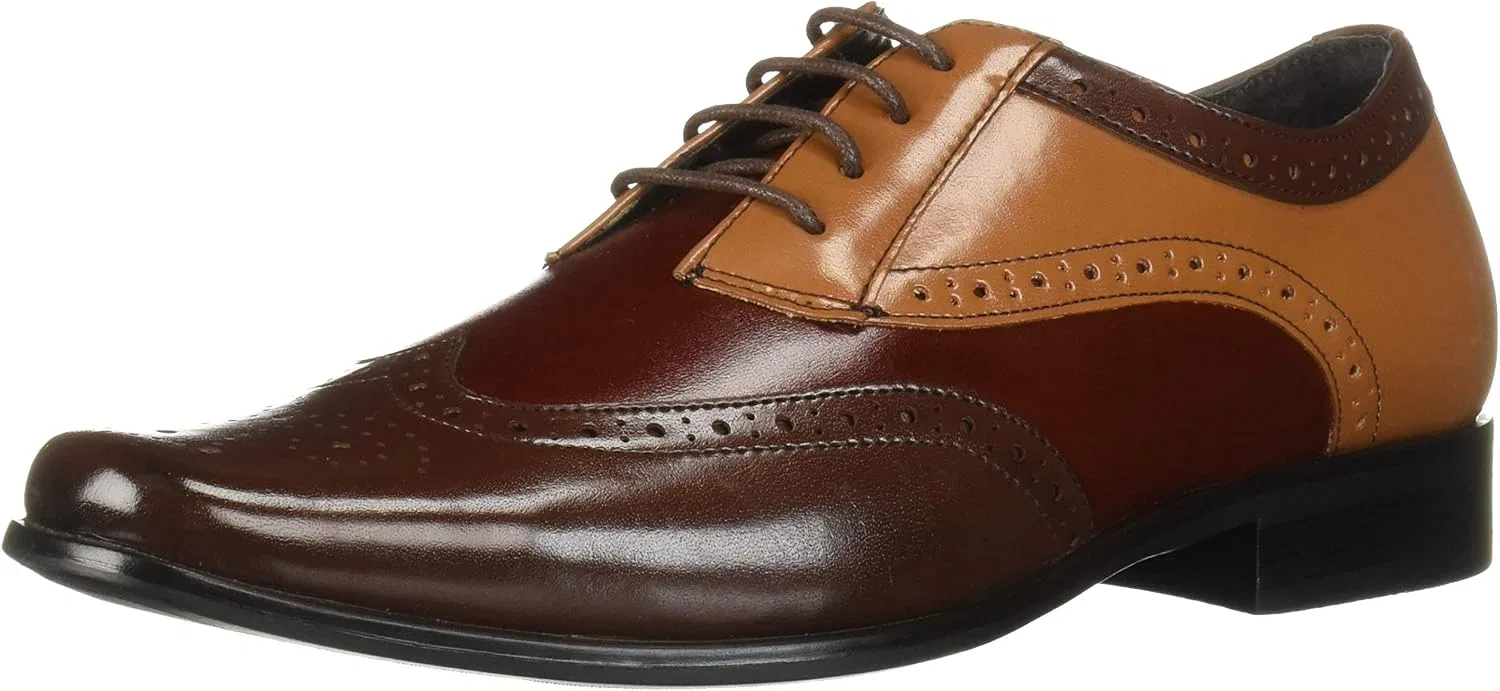 Детские оксфорды на шнуровке Tinsley Stacy Adams, Brown/Multi