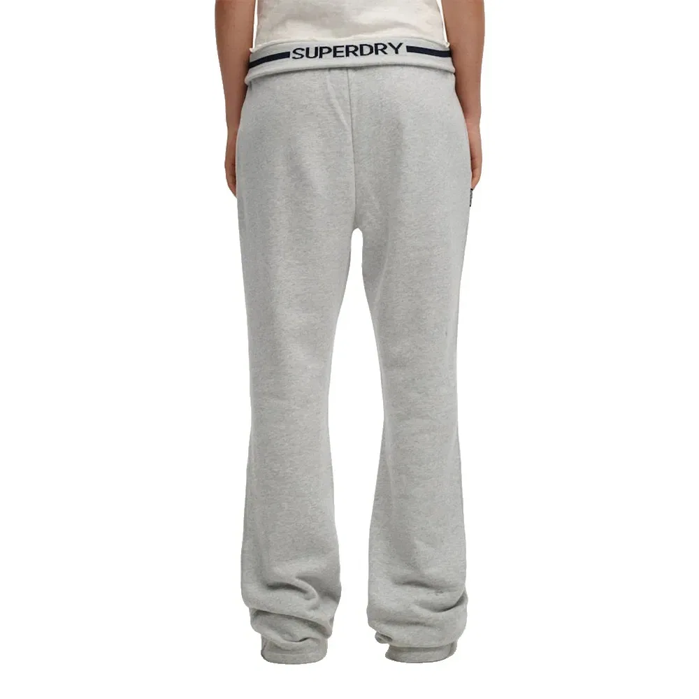 Женские спортивные брюки Superdry Essential Logo Flare Fit, Grey — фото 2