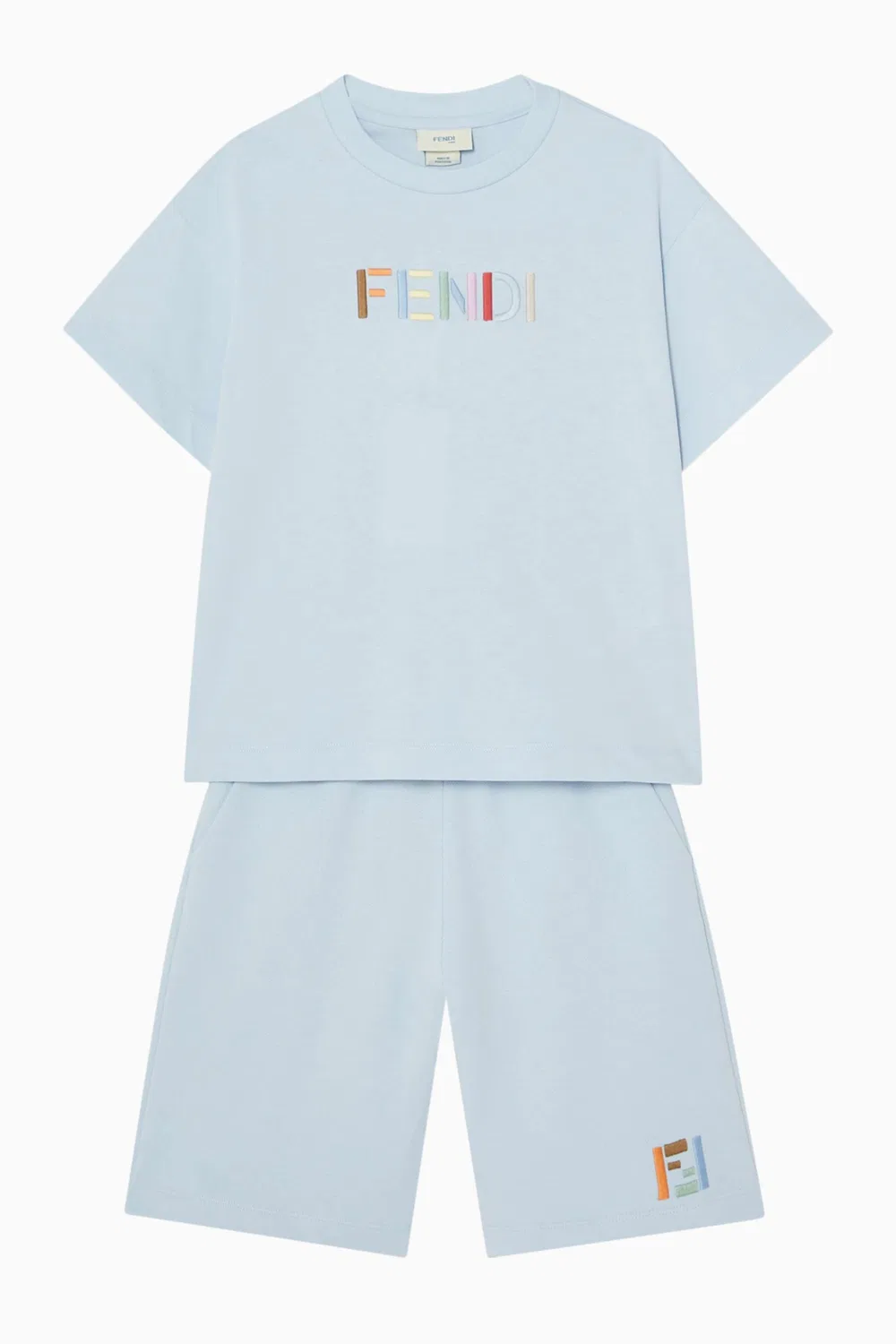 Футболка с вышитым логотипом Fendi — фото 2