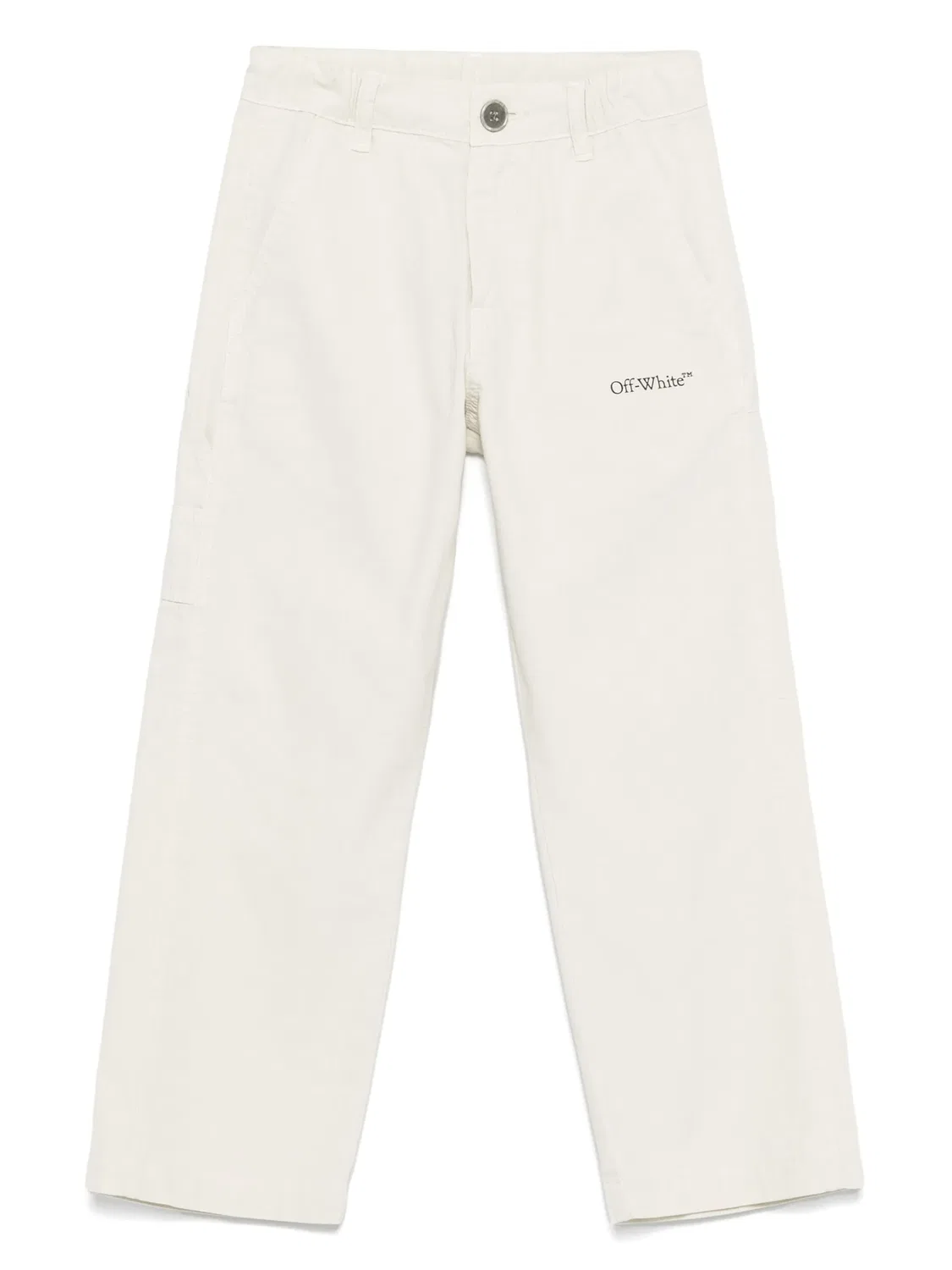 Брюки для мальчиков нейтральных оттенков OFF-WHITE, нейтральные