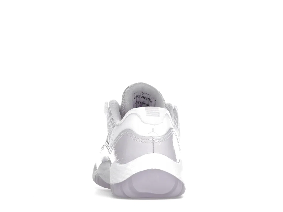 Детские кроссовки Lifestyle с принтом Jordan 11 Retro Low Jordan, White/Pure Violet-White — фото 4