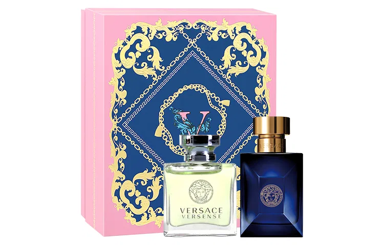 Женский и мужской набор мини-парфюмов Versace Heartbeat Women's Fragrance+Dylan Men's Fragrance, 5 мл*2, Versace