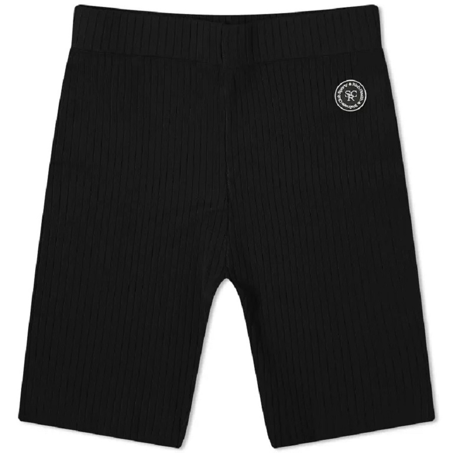 

Шорты Sporty & Rich Srhwc Ribbed Cycling, черный