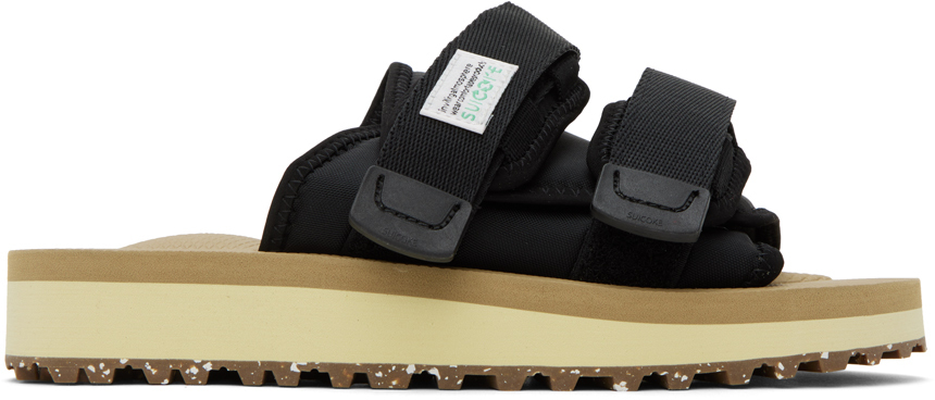

Черно-бежевые сандалии Moto-Cab-Eco Suicoke
