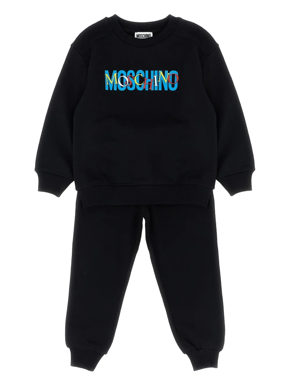 

Спортивный костюм с логотипом Moschino Kids, черный