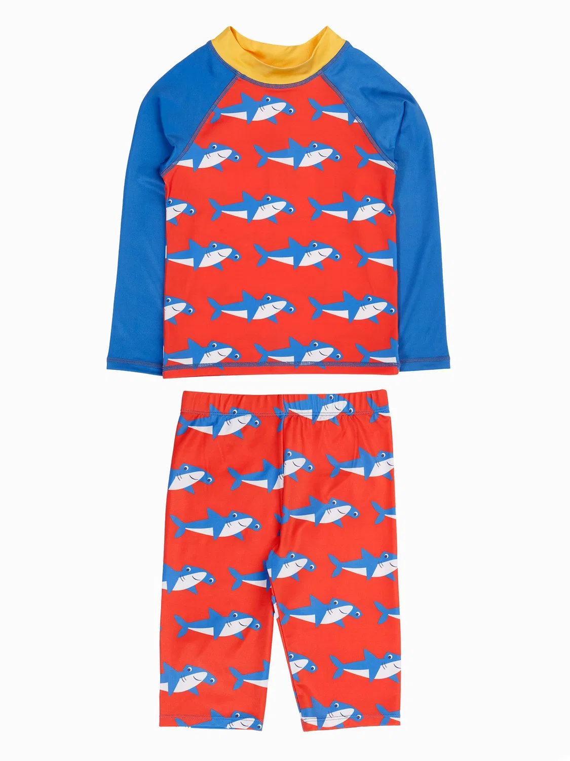 Набор для плавания, с принтом Frugi, красный