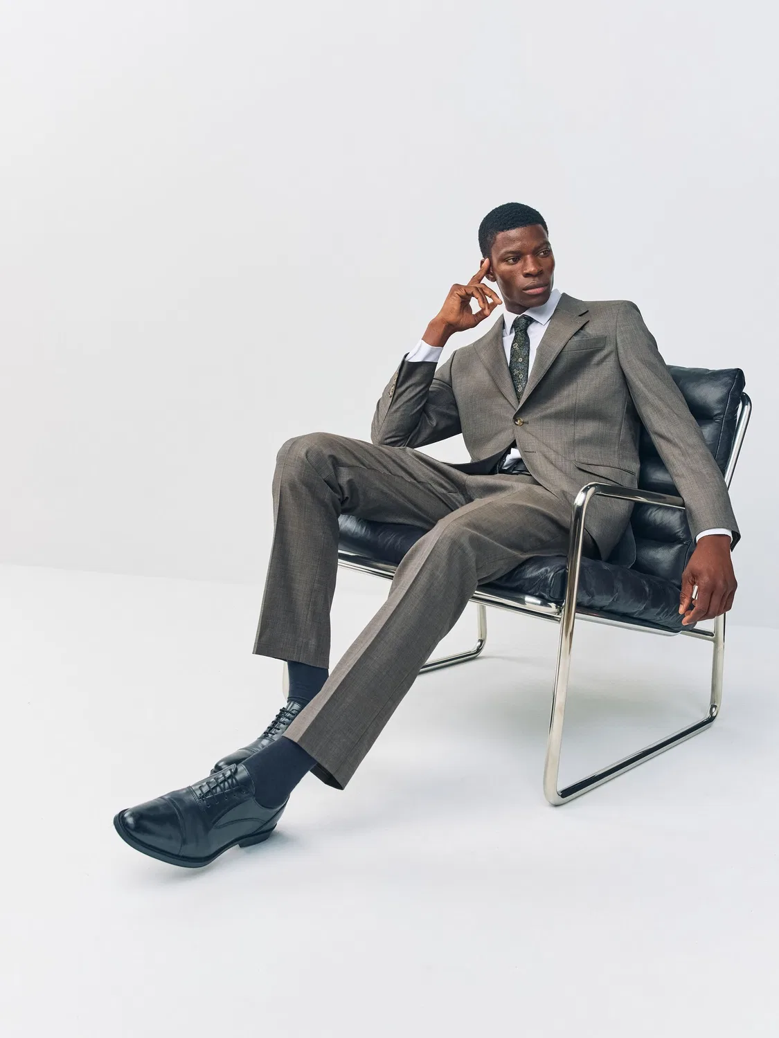 Пиджак Slim Fit Signature Cerutti Next, коричневый — фото 2