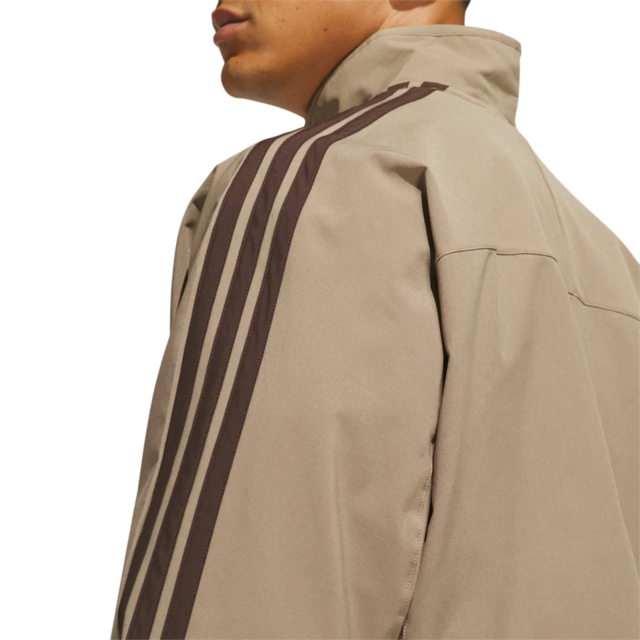 Мужская спортивная куртка свободного кроя Basketball Woven Track Jacket Adidas, Khaki — фото 4