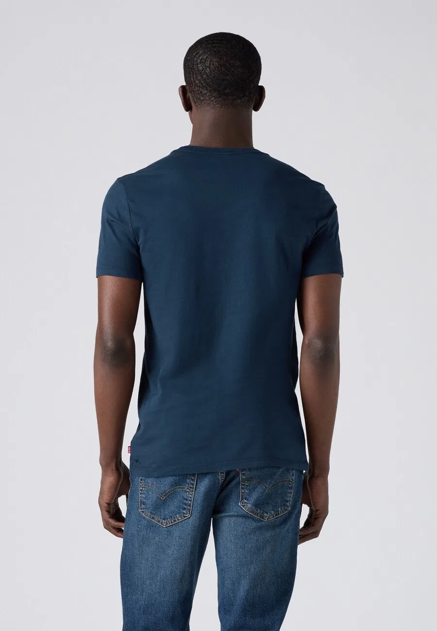 Рубашка LEVI'S темно-сини белого цвета — фото 3