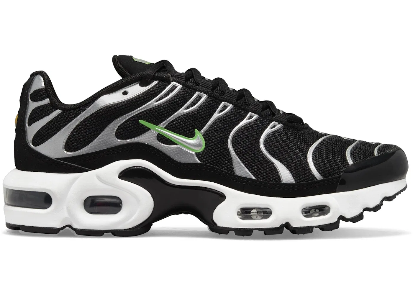 Детские кроссовки Lifestyle Nike Air Max Plus Nike, Black/Green Strike/White/Chrome