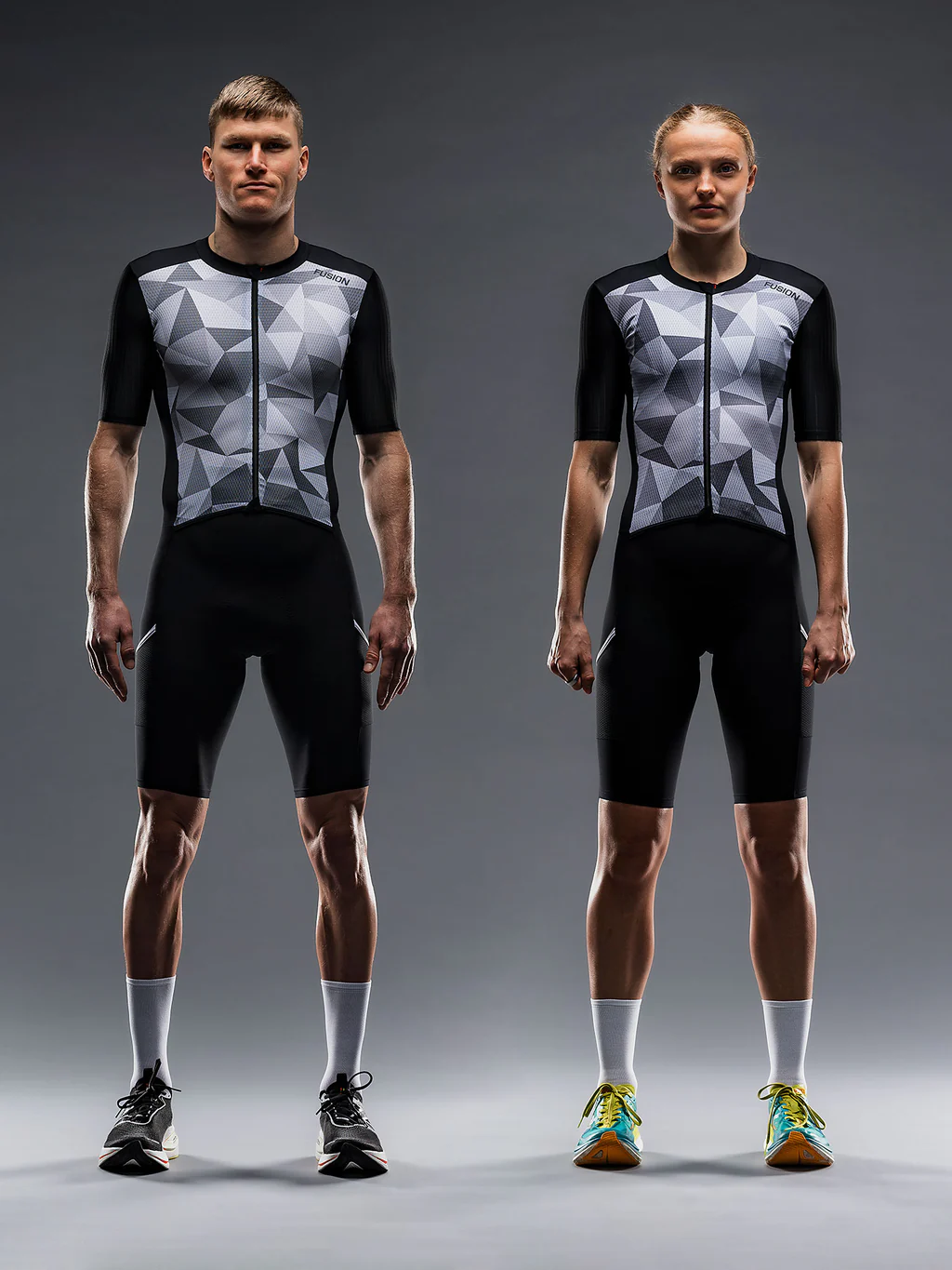 

Костюм для триатлона TEMPO! Two Tri Suit, M, унисекс, черно-серый