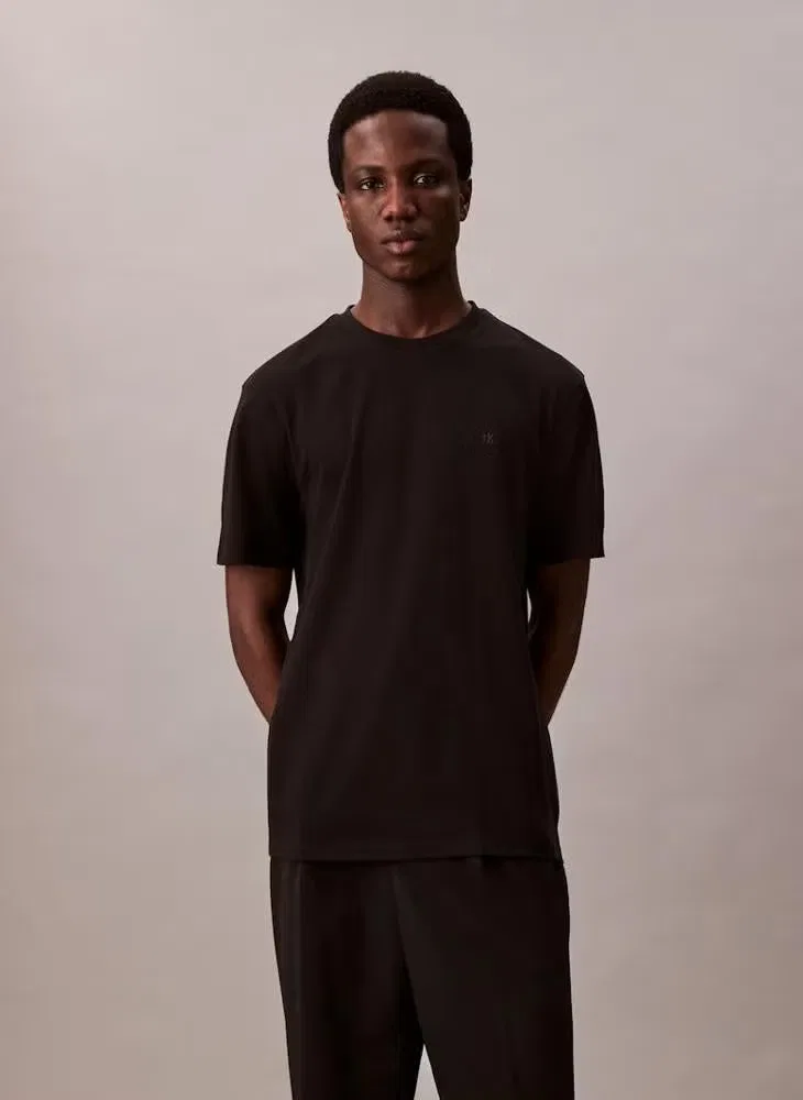 Calvin Klein Футболка из хлопка пима, черная