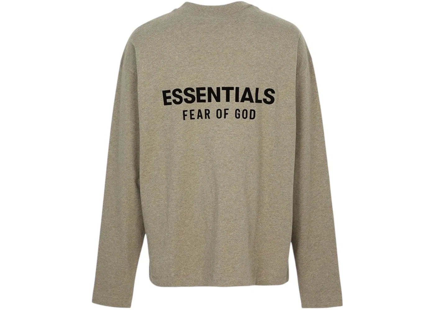 Мужская футболка с длинным рукавом Fear of God Essentials Classic Long Sleeve T-Shirt, Homestead Heather