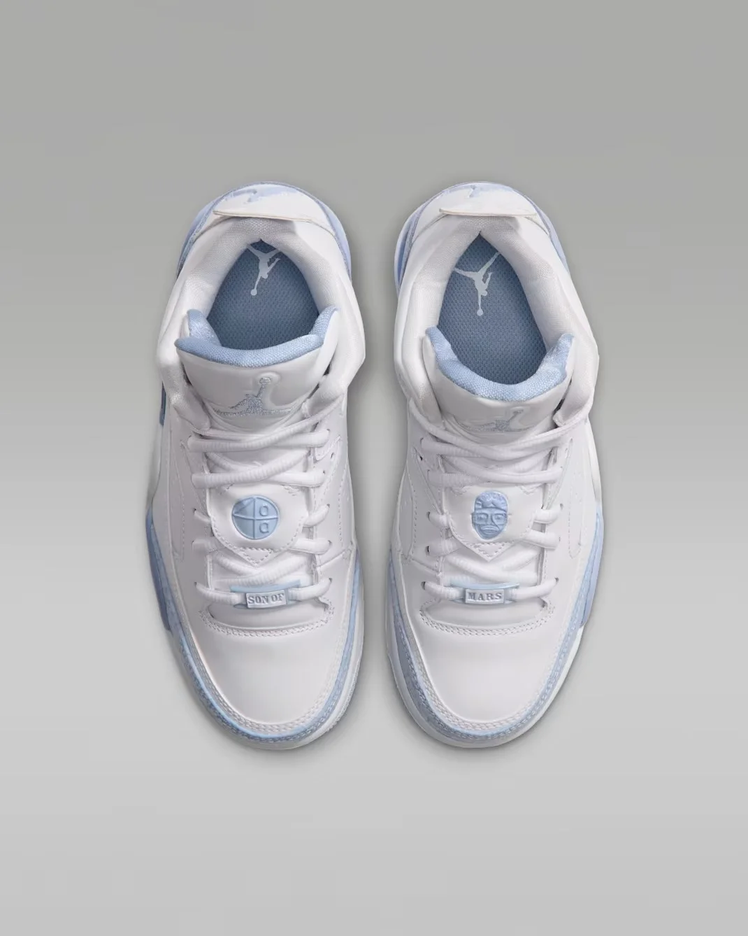 Кроссовки подростковые Nike Jordan Son of Mars Low, белый/голубой — фото 3