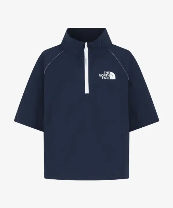 Футболка с коротким рукавом Ice Max Half Zip The North Face Kids, navy