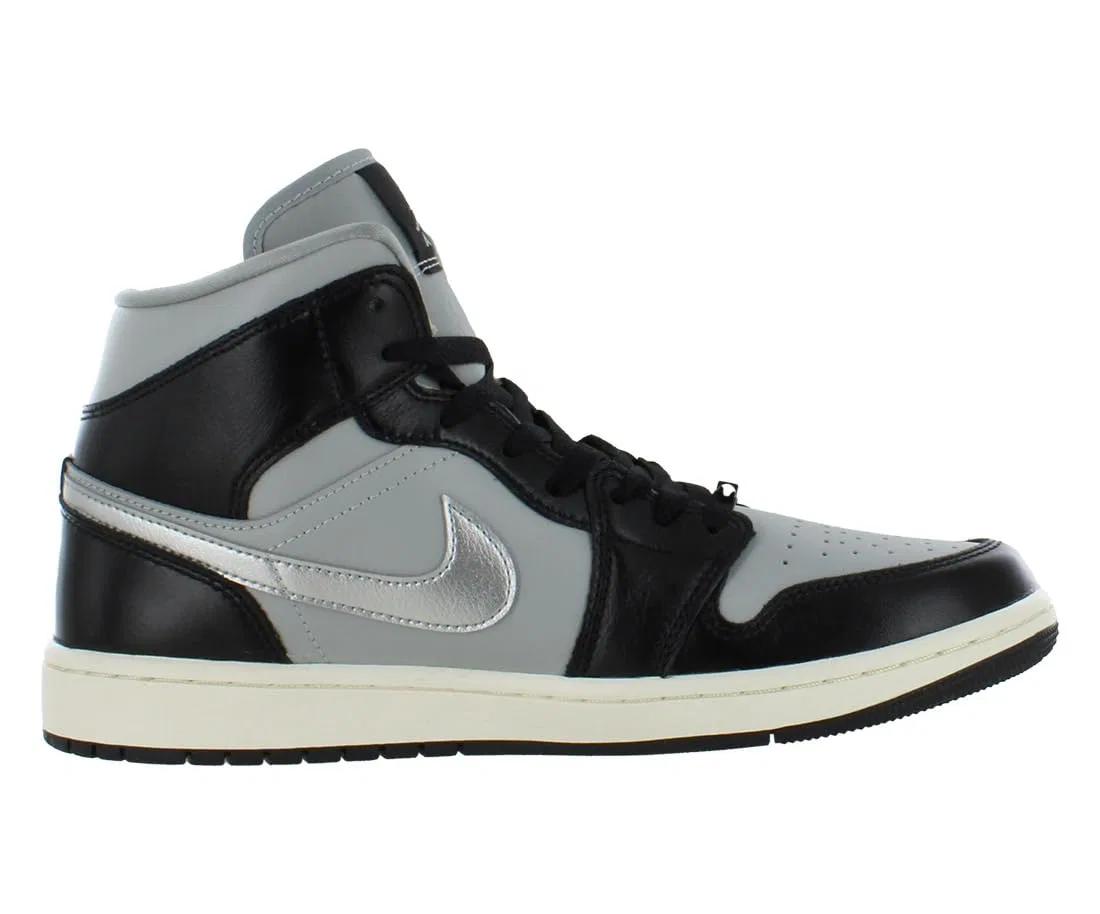Мужская футболка с длинным рукавом NIKE, Black Silver Metallic Dark Black — фото 2