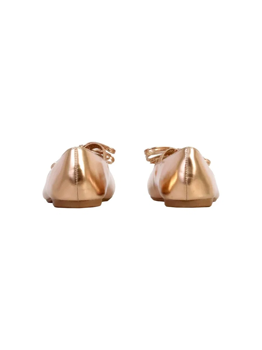 Балетки «Supermodische Ballerinas fur Kinder mit Gummizugen», золотого цвета POTI PATI — фото 4
