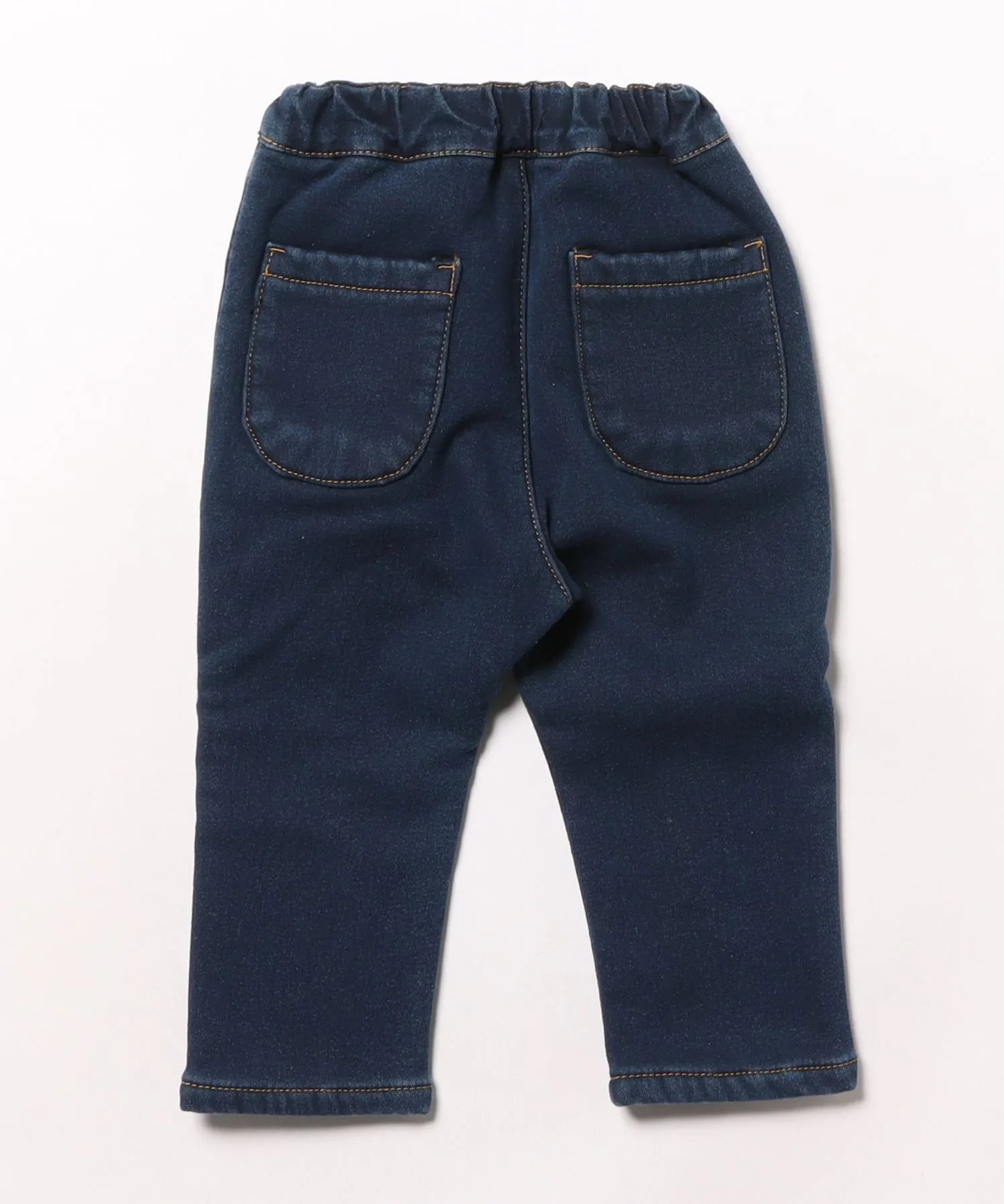 Джинсы с бархатной подкладкой и кружевной отделкой Crescent Navy — фото 2