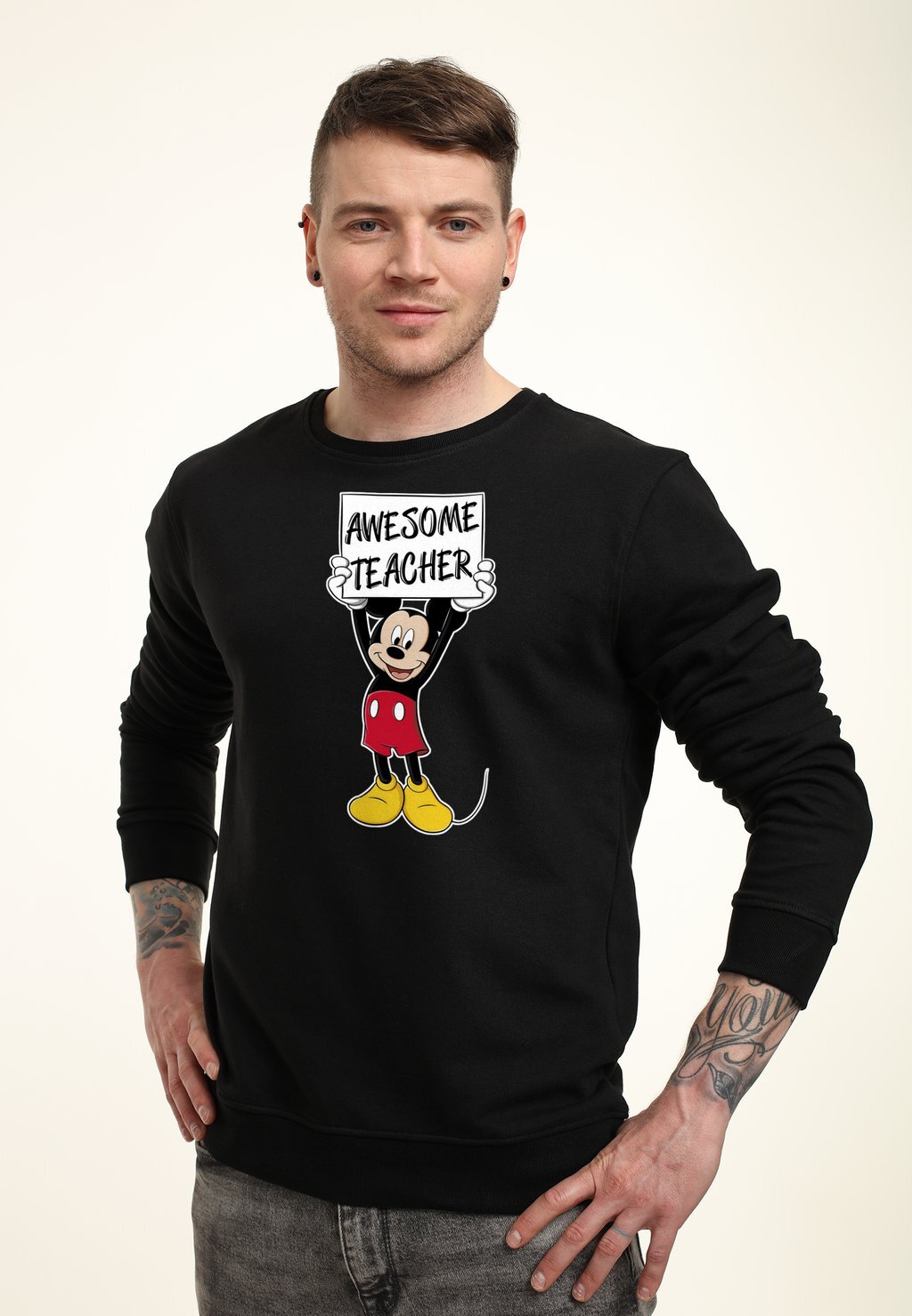 

Толстовка MICKEY CLASSIC MICKEY AWESOME TEACHER Disney, черный